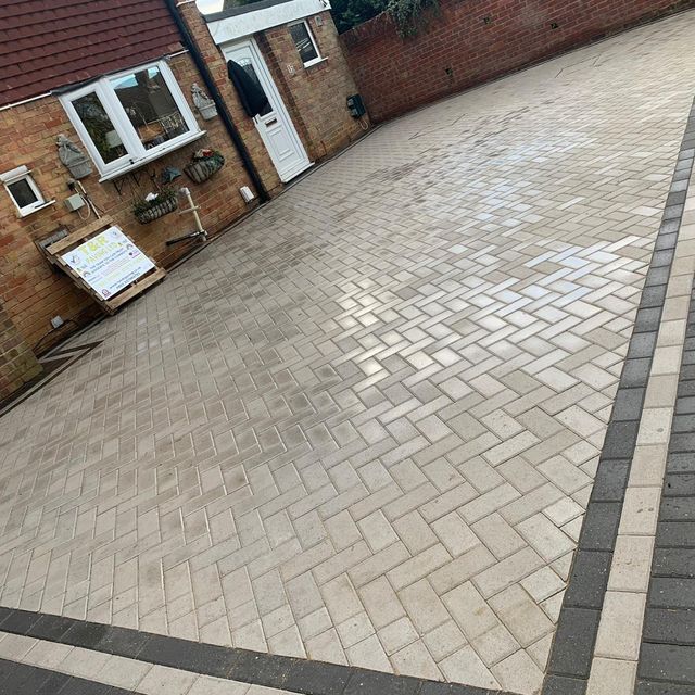 Block paving