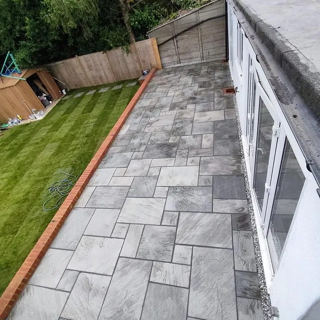 stone patio